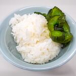 中野 邦ちゃんラーメン - めし+青ガッパ（サービス）