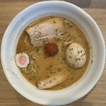 からみそラーメン ふくろう - 料理写真:からみそラーメン　950円・味玉　150円