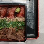 米の上で肉おどる 旨い米と焼肉重 ミツボシ - 