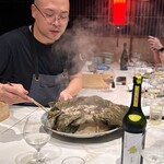 田中圭英 - キノコの蒸しおこわ