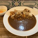 カレーハウスノイ - スタミナカレー　インド風　生卵