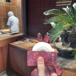 やす武 - 梅ヶ枝餅150円