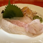 ブラッスリー・ハル - オニカサゴ、ガラカブ刺身/釣魚