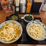 丸亀製麺 - かけ大とぶっかけ冷並のダブルオーダー(笑)