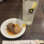 牛たん料理 閣 - 角煮（お通し）