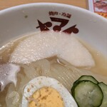 焼肉・冷麺ヤマト - 秋のトッピング果物は梨でした✨️