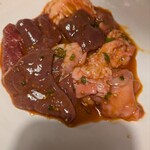 焼肉・冷麺ヤマト - ミックスホルモン