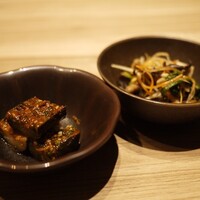 焼肉うしごろ 横浜店 - きのこナムル＆茄子のキムチ