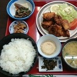 山楽 - 唐揚げ定食