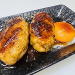 居酒屋 とんや 食肉市場直送 - 林SPF豚の自家製つくね玉子付き
