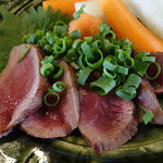 わらび野 - 鹿肉のたたき