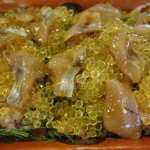 わらび野 - 岩魚の親子手ごね寿司