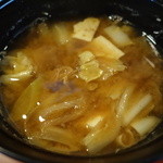 わらび野 - 味噌汁