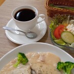 カフェ小豆 - ホットコーヒー