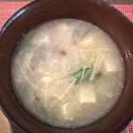 町結cafe & バル - お味噌汁