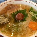 あごだし稲庭うどん 古泉洞 - 梅おぼろの稲庭うどん