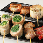 串焼き処 チキンメンタル - 野菜巻の圧巻のボリューム