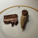 アピシウス - ワゴンケーキから2種類選びました