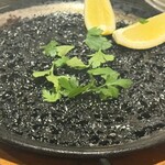 スペインバル・ジローナ - イカスミパエリア2,300円