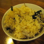 雨は、やさしく - じゃことわかめの炊き込みごはん150円2014/11