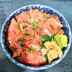 味処 まるたか - 中トロ漬丼（酢飯大盛り）