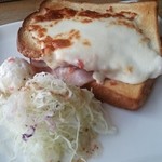 コーヒーハウス ショコラ - クロックムッシュ（950円・ランチパスポートで500円）