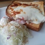 コーヒーハウス ショコラ - クロックムッシュ（950円・ランチパスポートで500円）