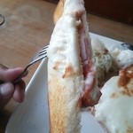 コーヒーハウス ショコラ - クロックムッシュ（950円・ランチパスポートで500円）