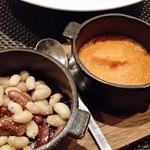 フランス料理　レネ - オレンジムースは、口安めとして…