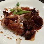 フランス料理　レネ - 山うずらのローストフランス山山木のこのソース仕立て！