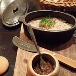 フランス料理　レネ - 豚のテリーヌカンパーニュオニオンコンフィチュール添え②