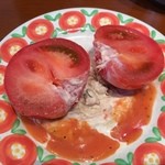 グリルキャピタル東洋亭 - 丸ごとトマトサラダ