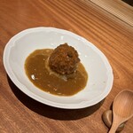 京町堀 なかむら - メンチカツカレー