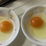 花兄園ファーム たまごハウス - 右がべにゆたか