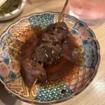 どてえもん - どて串　99円　もつ煮と同じシロを使ってる味がしました