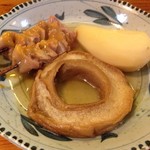 おでん 高砂 - すじ、じゃがいも、車麩