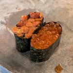 福鮨 - 雲丹　いくら