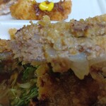 朝日製菓 - 和風ハンバーグの断面