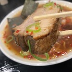 中華そば　新谷 - 厚切りチャーシューが美味い