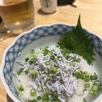 釜飯と野菜巻き 釜よし - しらすおろし