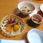 春日温泉 もちづき荘 - 料理写真:前菜