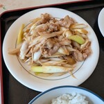 大鵬飯店 - 豚肉とネギの炒め物