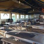 喰い処 鮭番屋 - 焼き物テント内