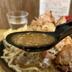 ラーメン専門 宮の森 - スープ