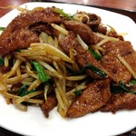 蓬莱春飯店 - にらレバ定食 