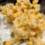 ウエスト - とうもろこし天ありました。うまし！