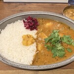 よすが舎 - 料理写真:海老と茄子のサンバル