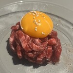 焼肉じゅん - ユッケ。ウチモモかな？