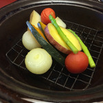 料亭旅館　いちい亭 - 〈朝食〉蒸し野菜