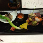 料亭旅館　いちい亭 - 〈夕食〉先付、前菜